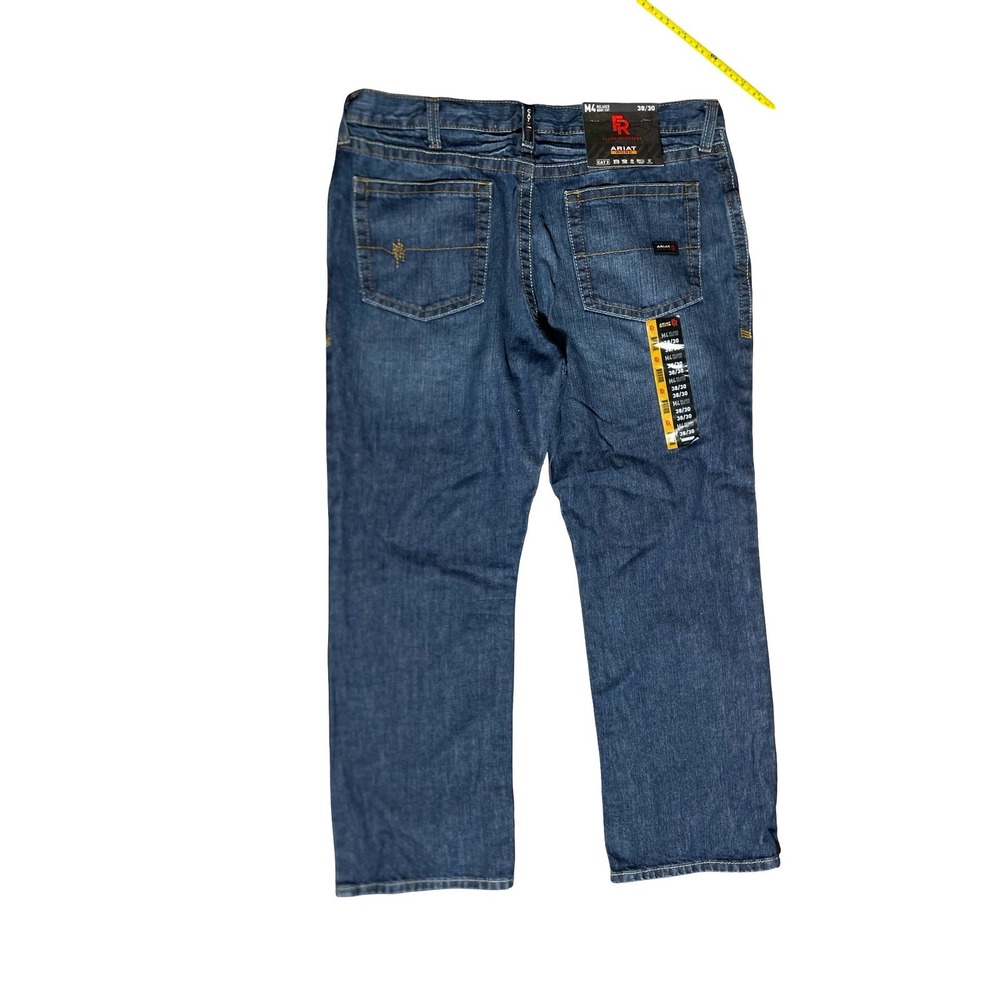 Ariat Work M4 Relaxed Boot Cut FR Jeans Mens 38x30 Flint Blue Denim 10012552 NEW